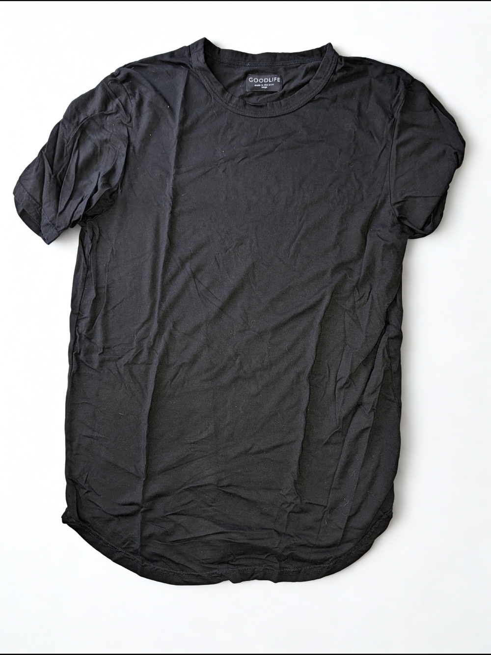 Goodlife Men’s Black Crewneck T-Shirt